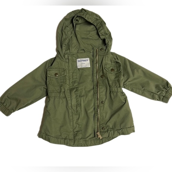 Old Navy Other - Old Navy Army Green Light Weight Jacket-Girls 18-24 Months